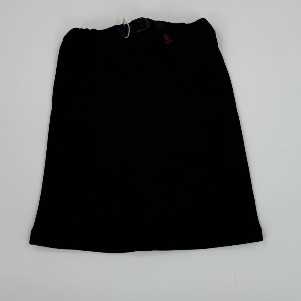 NWT - Gramicci Baker Black Fleece Skirt With Adjustable Waist